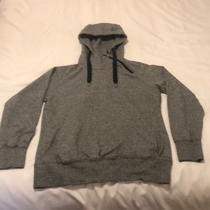 Heather gray North Face Hoodie - stay warm!
